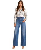 Straight Leg Denim Pants Mid Blue Faded Wash | B2B Low MOQ