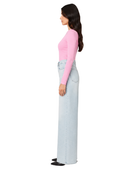 Wide Leg Denim Pants Light Blue Wash | B2B Low MOQ