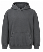 B2B Custom Charcoal DTG Pullover Hoodie Low MOQ Custom Hoodie Manufacturer