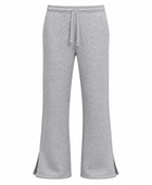 Baggy Flared Sweatpants Light Grey Split Hem Design | B2B Low MOQ