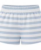Sweat Shorts Blue White Stripe Screen Printing | B2B Low MOQ