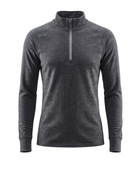 Custom Ski Wear Winter Mid Layer Shirt Charcoal Grey B2B