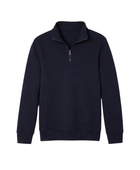 School Quarter Zip Fleece Sweatshirt Navy Blue | B2B Low MOQ Wholesale