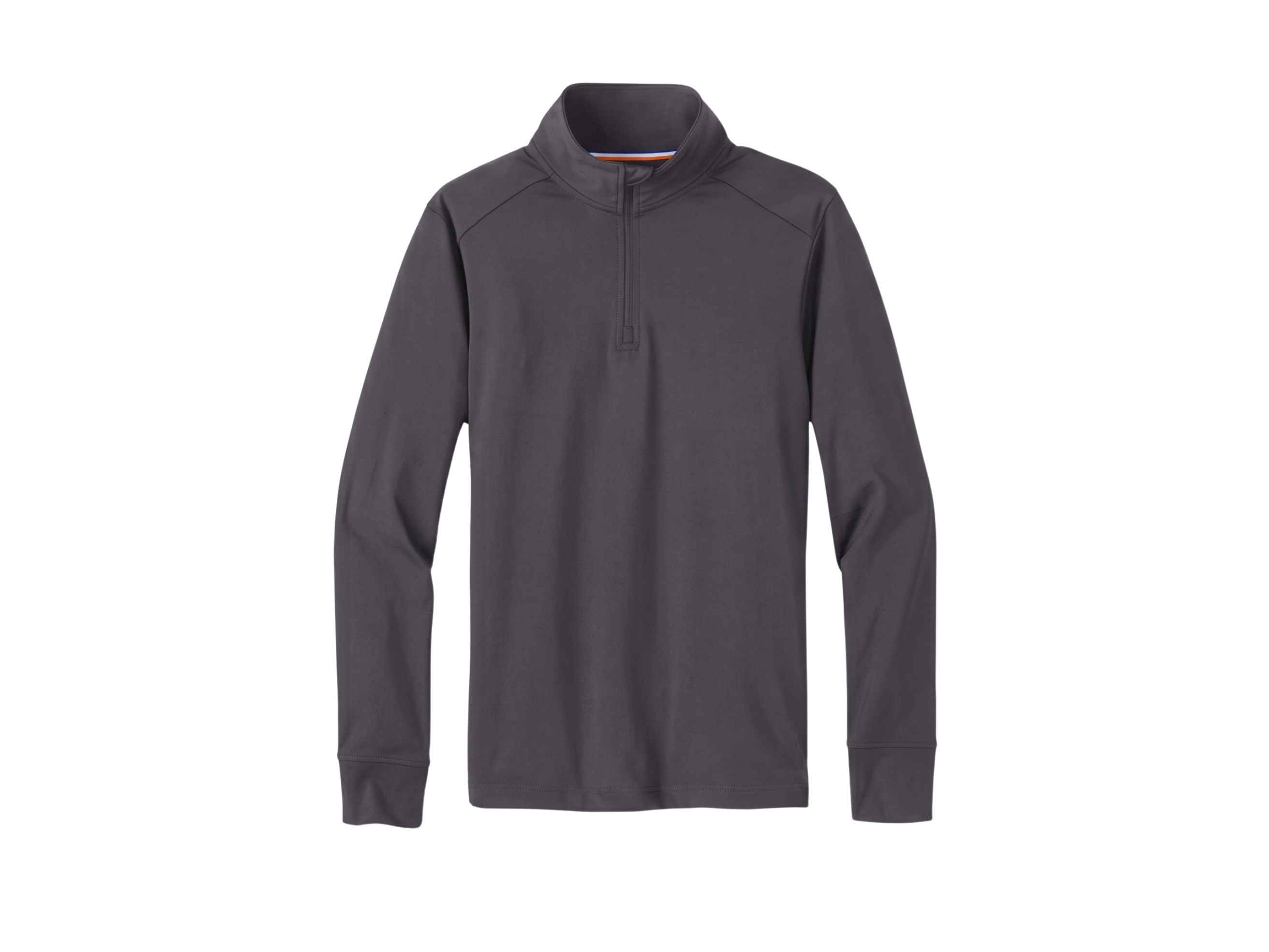 Custom School Uniform Quarter-Zip Pullover B2B Schoolwear Manufacturer Charcoal Grey