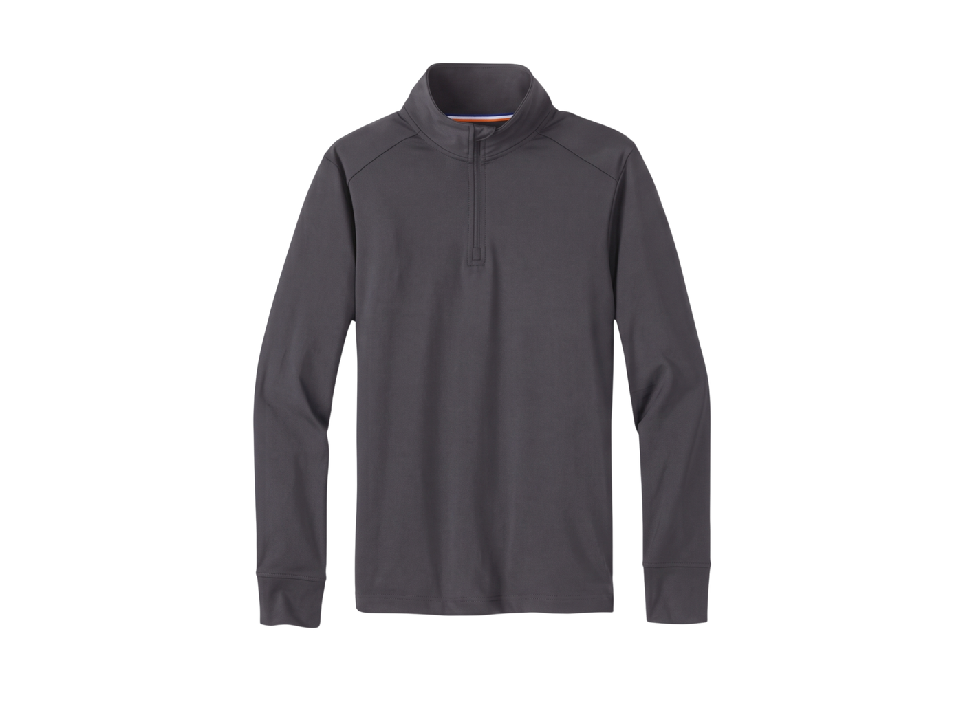 Custom School Uniform Quarter-Zip Pullover B2B Schoolwear Manufacturer Charcoal Grey
