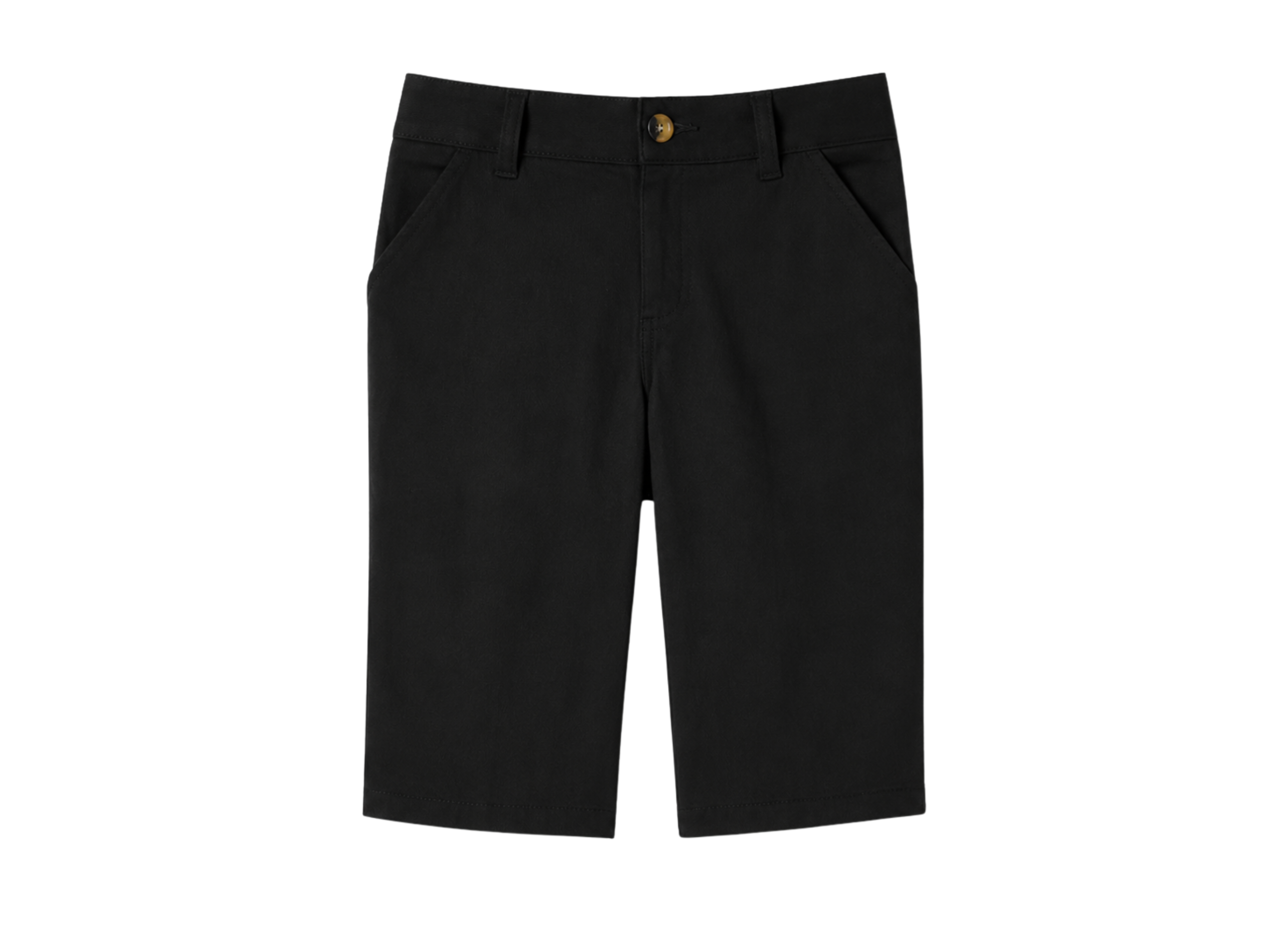 B2B Stretch School Uniform Shorts Girls Black Low MOQ School Uniform Manufacturer