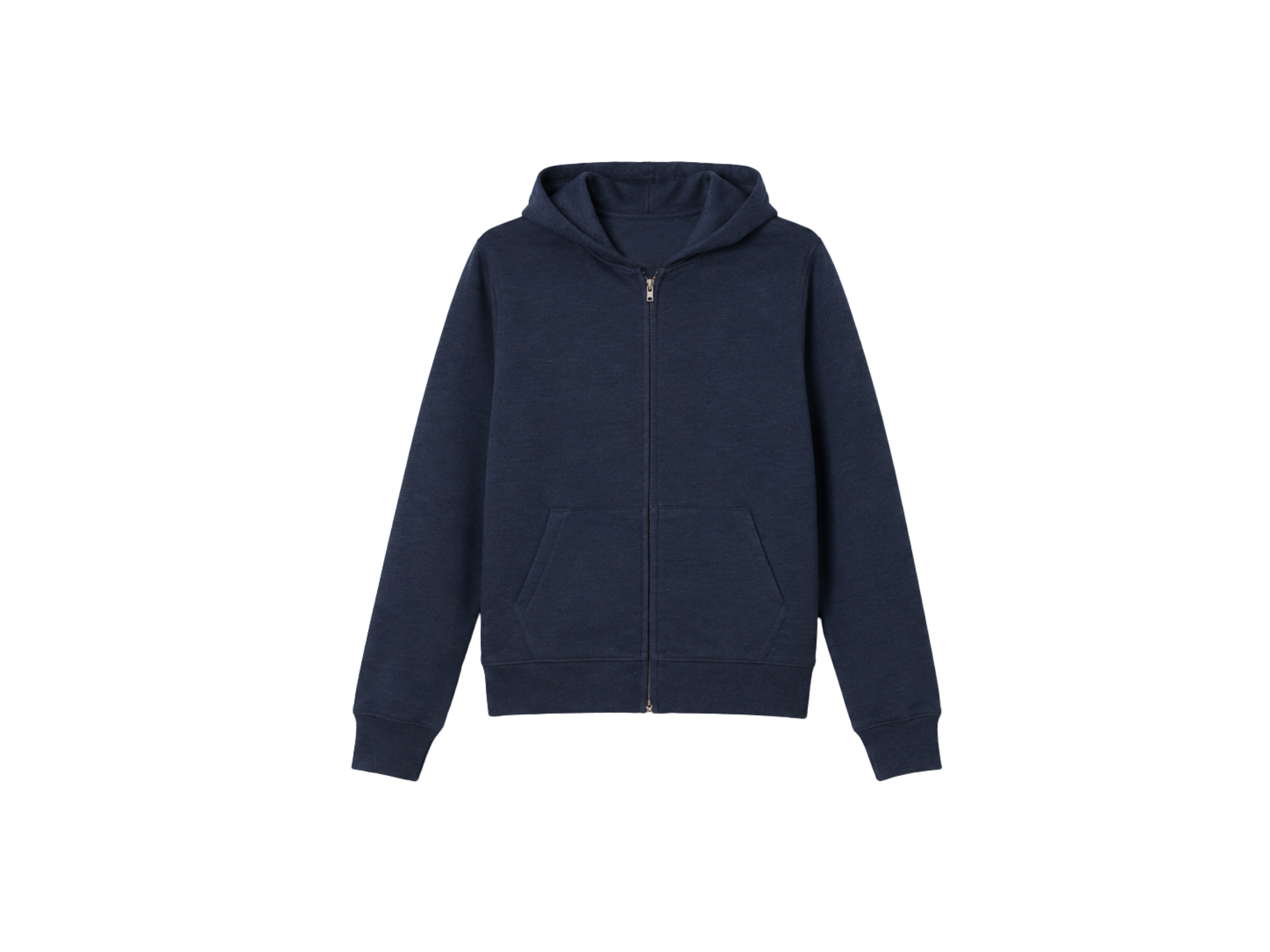 School Full Zip Hoodie Navy Blue | B2B Low MOQ Wholesale