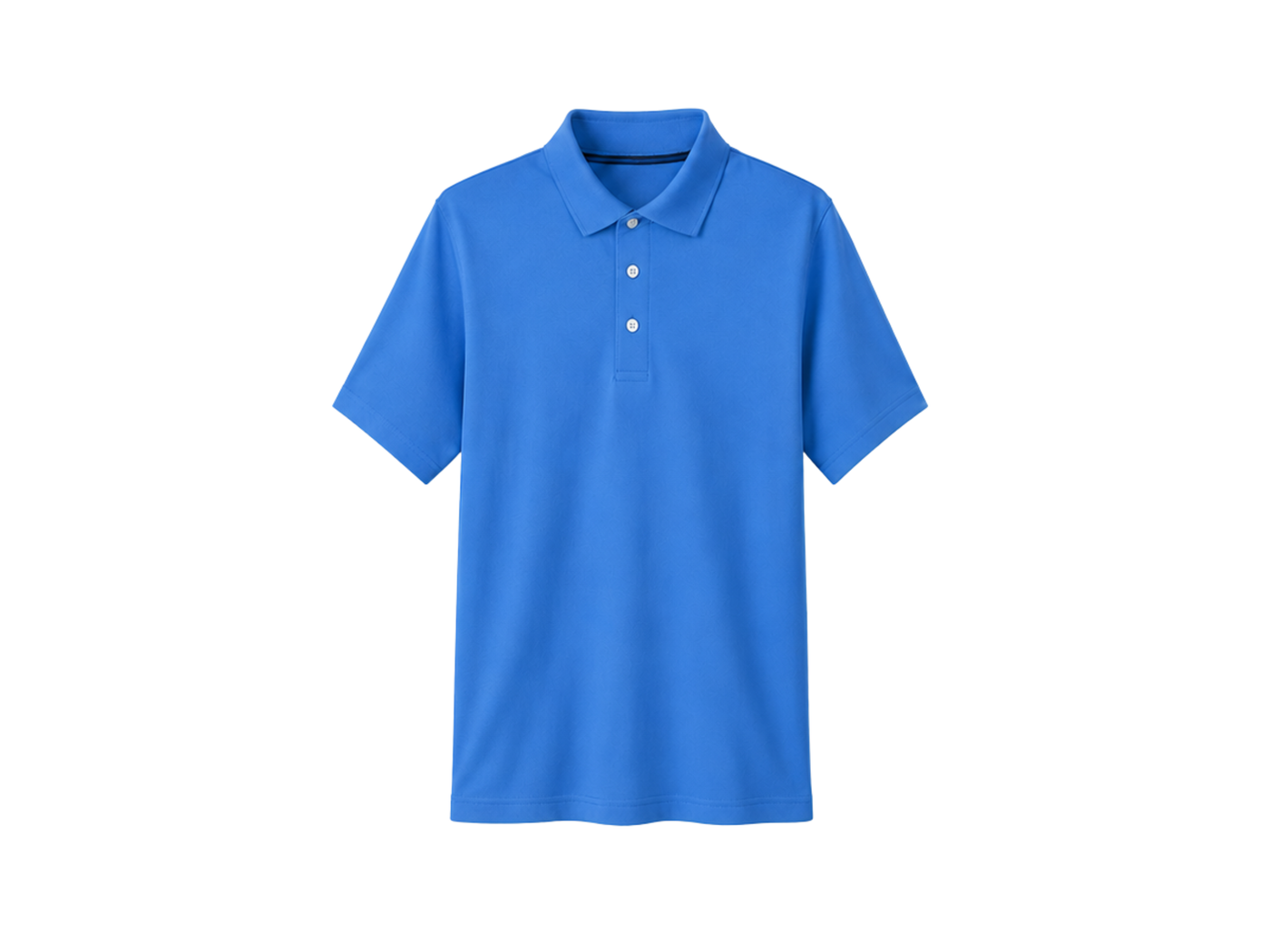 B2B School Uniform Polo Shirt Short Sleeve Royal Blue Low MOQ