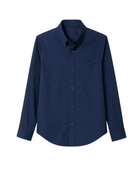 School Adaptive Long Sleeve Shirt Navy Blue | B2B Low MOQ Wholesale