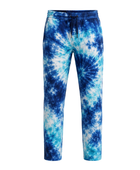 Tie Dye Trousers Blue and White All Over Design | B2B Low MOQ