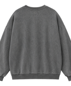 Women’s Vintage Washed Grey Acid Wash Sweatshirt B2B