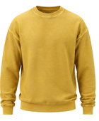 B2B acid Washed Crewneck Sweatshirt Low MOQ Manufacturer