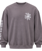 Personalize Acid Wash DTG Crewneck Sweatshirt B2B Low MOQ Manufacturer