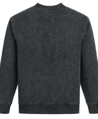 B2B Charcoal Black Acid Wash Crewneck Sweatshirt