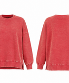 Crewneck Sweatshirt Acid Wash B2B Low MOQ Manufacturer