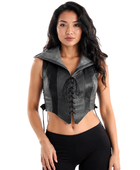 Halloween Nyx Crop Bodice Black and Grey | B2B Low MOQ