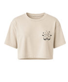 Personalize Crop T-Shirt Women’s Beige DTF Alien B2B