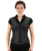 Halloween Archers Lace Up Bodice Black | B2B Low MOQ