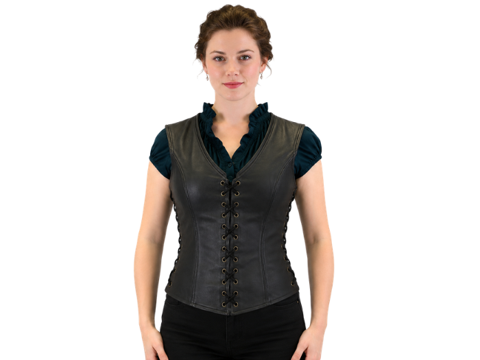 Halloween Archers Lace Up Bodice Black | B2B Low MOQ