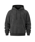 Personalize Pullover Hoodie Charcoal Black Acid Wash B2B
