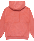 Panel Back Hoodie Orange Washed B2B Low MOQ Manufacturer