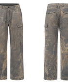Cargo Pants Custom Grey Tan Acid Wash B2B Low MOQ Manufacturer