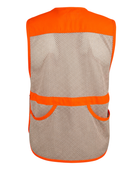 Hunting and Shooting Vest – Orange and Beige | B2B Low MOQ