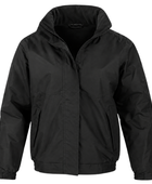 Security Workwear Jacket – Low MOQ B2B Waterproof Outerwear in Black