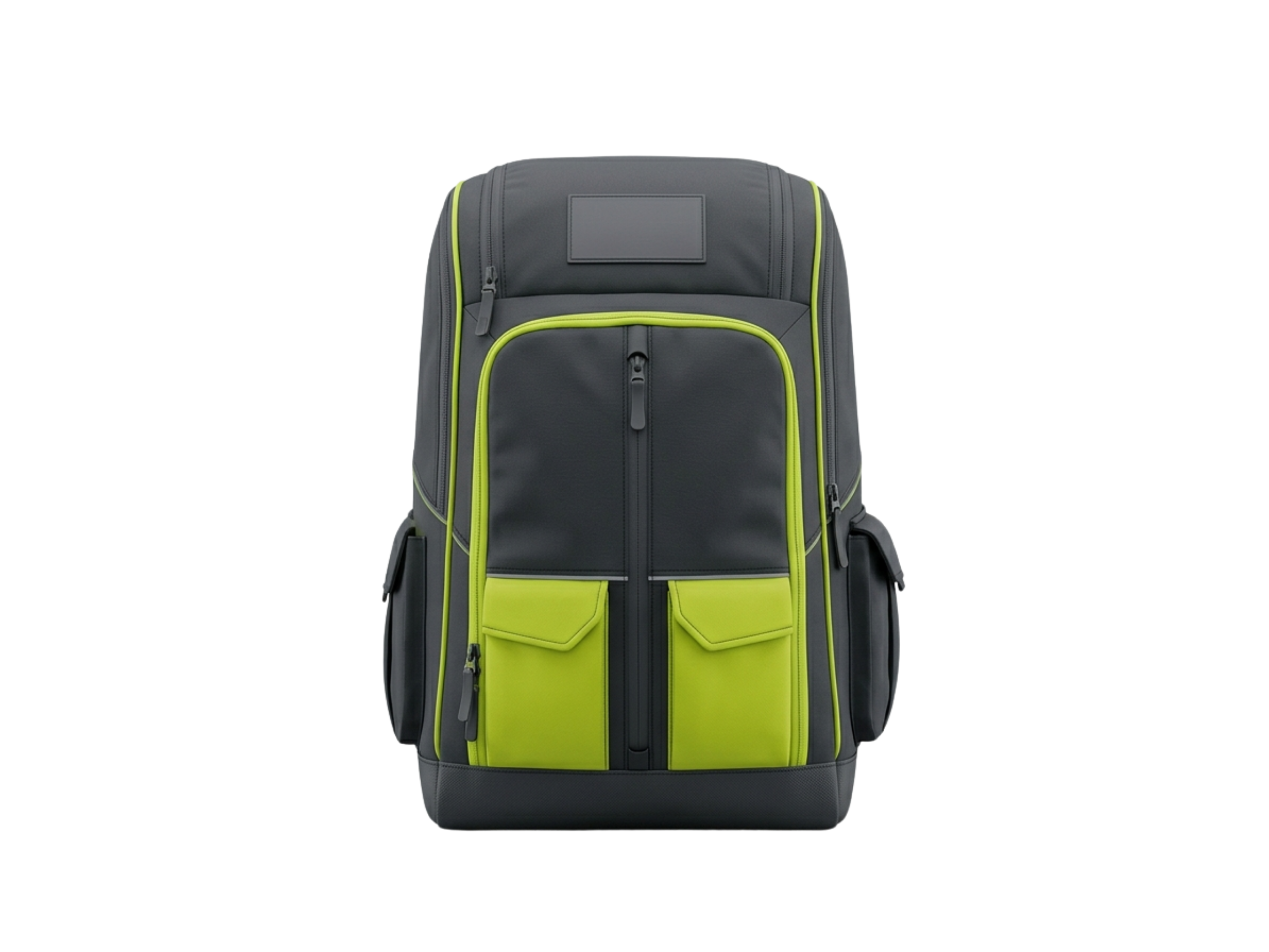 Custom Winter Ski Gear Backpack B2B Ski Wear Manufacturer Black/Lime Green