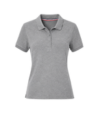 School Short Sleeve Fitted Stretch Piqué Polo Light Grey | B2B Low MOQ Wholesale