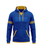 Skiwear Pullover Hoodie Blue/Yellow B2B Low MOQ Winter Manufacturer