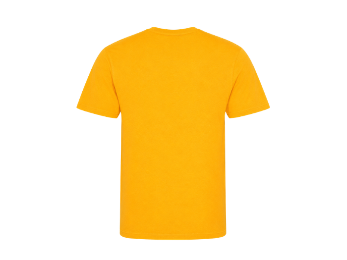 Crew Neck Work T-Shirt – Wholesale Staff Uniform Top with Low MOQ in Yellow