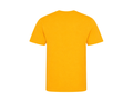 Crew Neck Work T-Shirt – Wholesale Staff Uniform Top with Low MOQ in Yellow