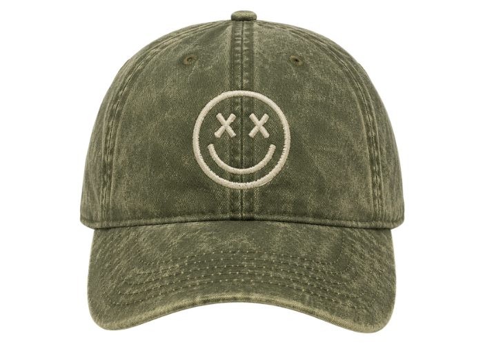 Custom Olive Acid Wash Cap B2B