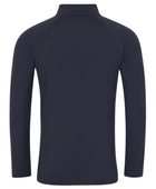 Contrast-Zip Training Sweat Top Navy and White | B2B Low MOQ Personal Trainer Workwear Manufacturer