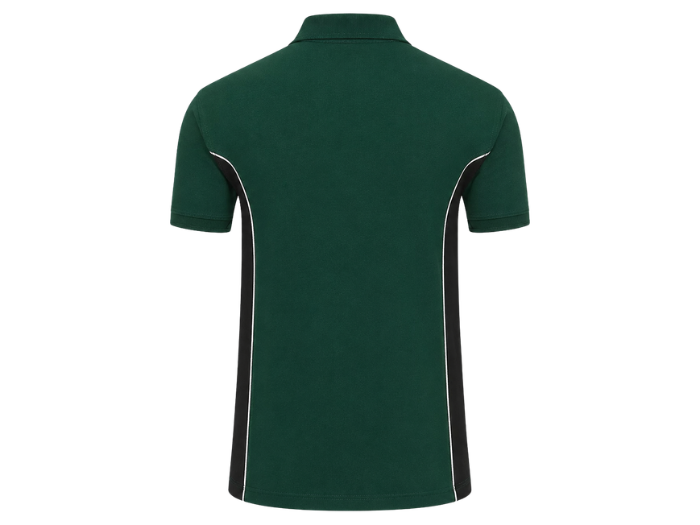 Custom Electrician Polo Shirt Green/Black Workwear Low MOQ Shirt