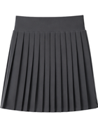 School Pleated Pull-On Skort Charcoal Grey | B2B Low MOQ Wholesale