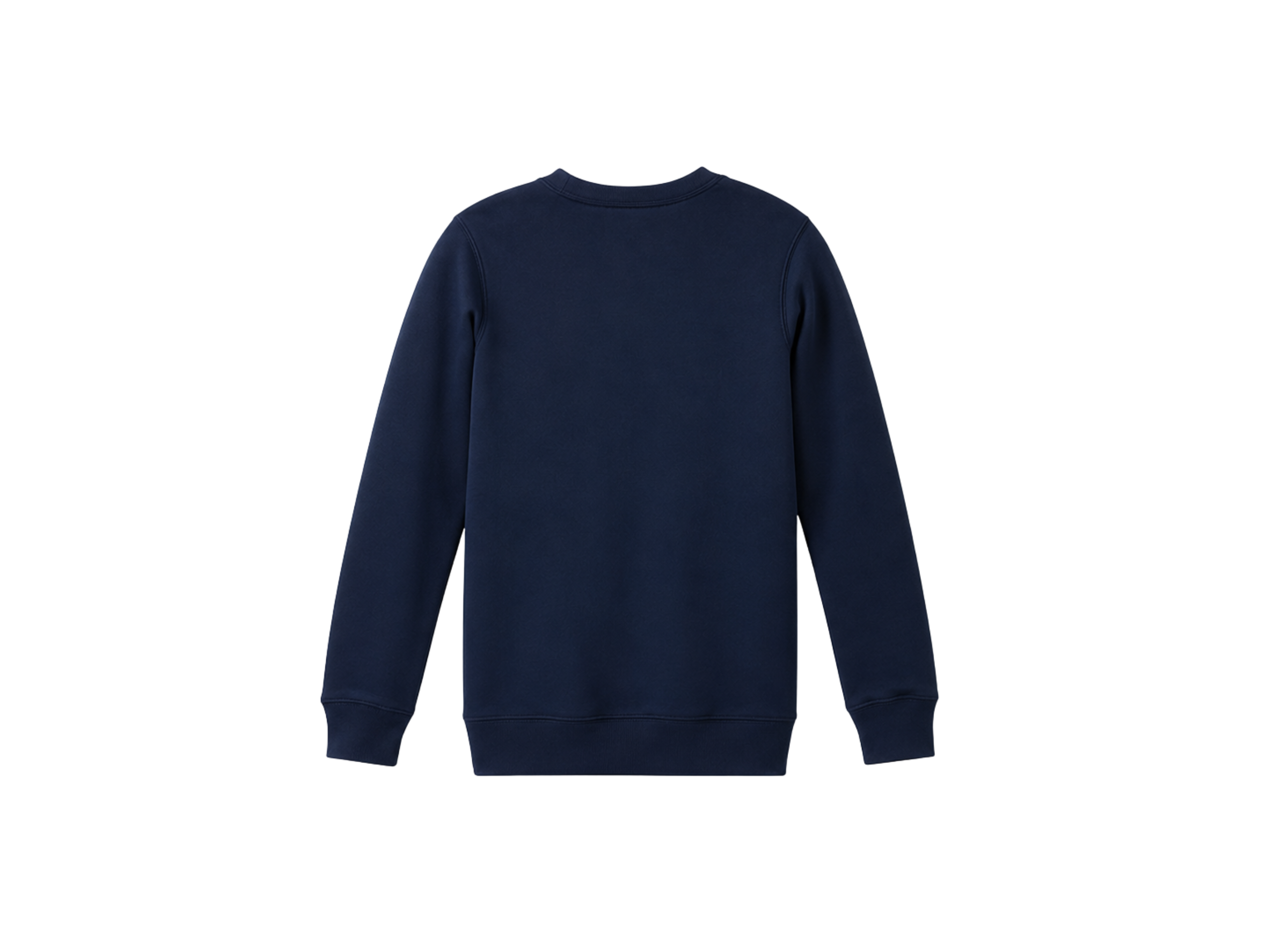 School Crewneck Sweatshirt Navy Blue | B2B Low MOQ Wholesale