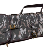 Leather Gun Cover B2B Hunting Gear Charcoal Grey Camo