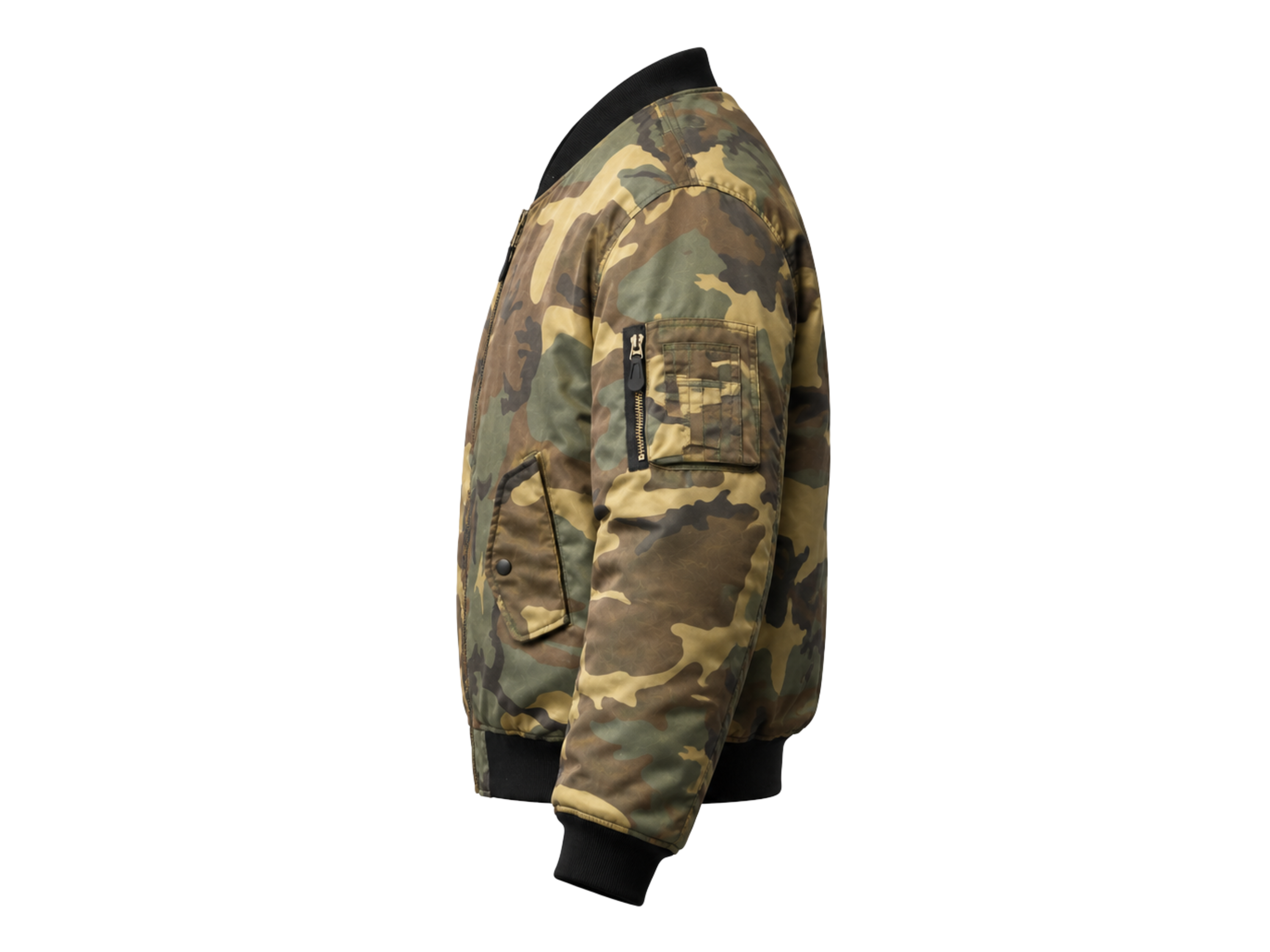 Hunting Bomber Jacket – Woodland Camouflage | B2B Low MOQ