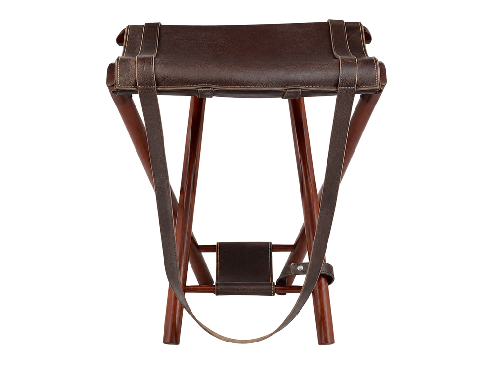 B2B Leather Folding Hunting Stool Low MOQ Hunting Accessories front design preview