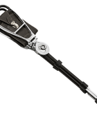Custom Dark Brown Leather Seat Shooting Stick Hunting B2B