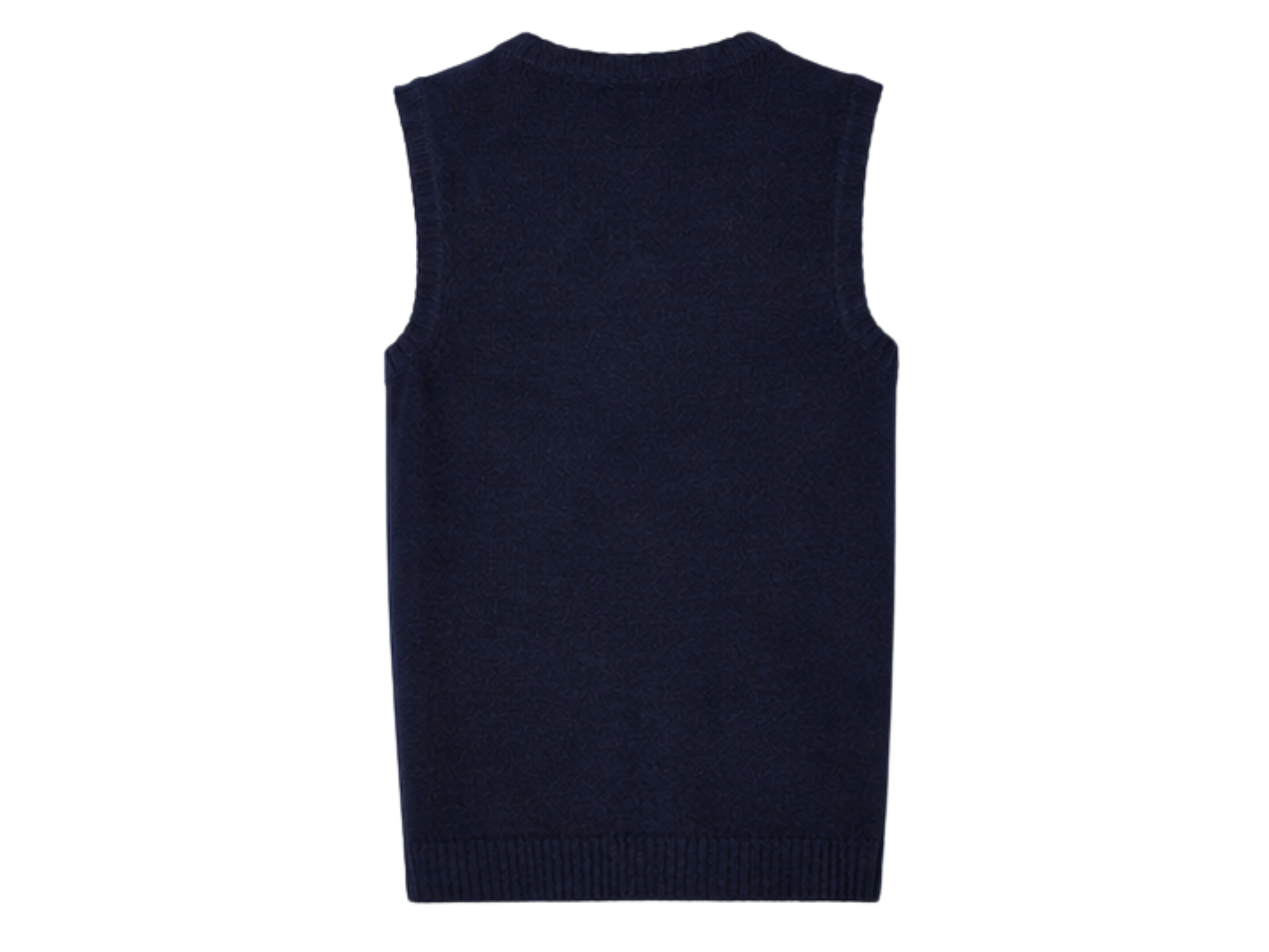 School V-Neck Sweater Vest Navy Blue | B2B Low MOQ Wholesale Manufacturer