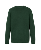 School V-Neck Sweater Cardigan Forest Green | B2B Low MOQ Wholesale Manufacturer
