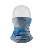 Custom Geometric Print Neck Gaiter Ski Wear Winter B2B Facewear Manufacturer