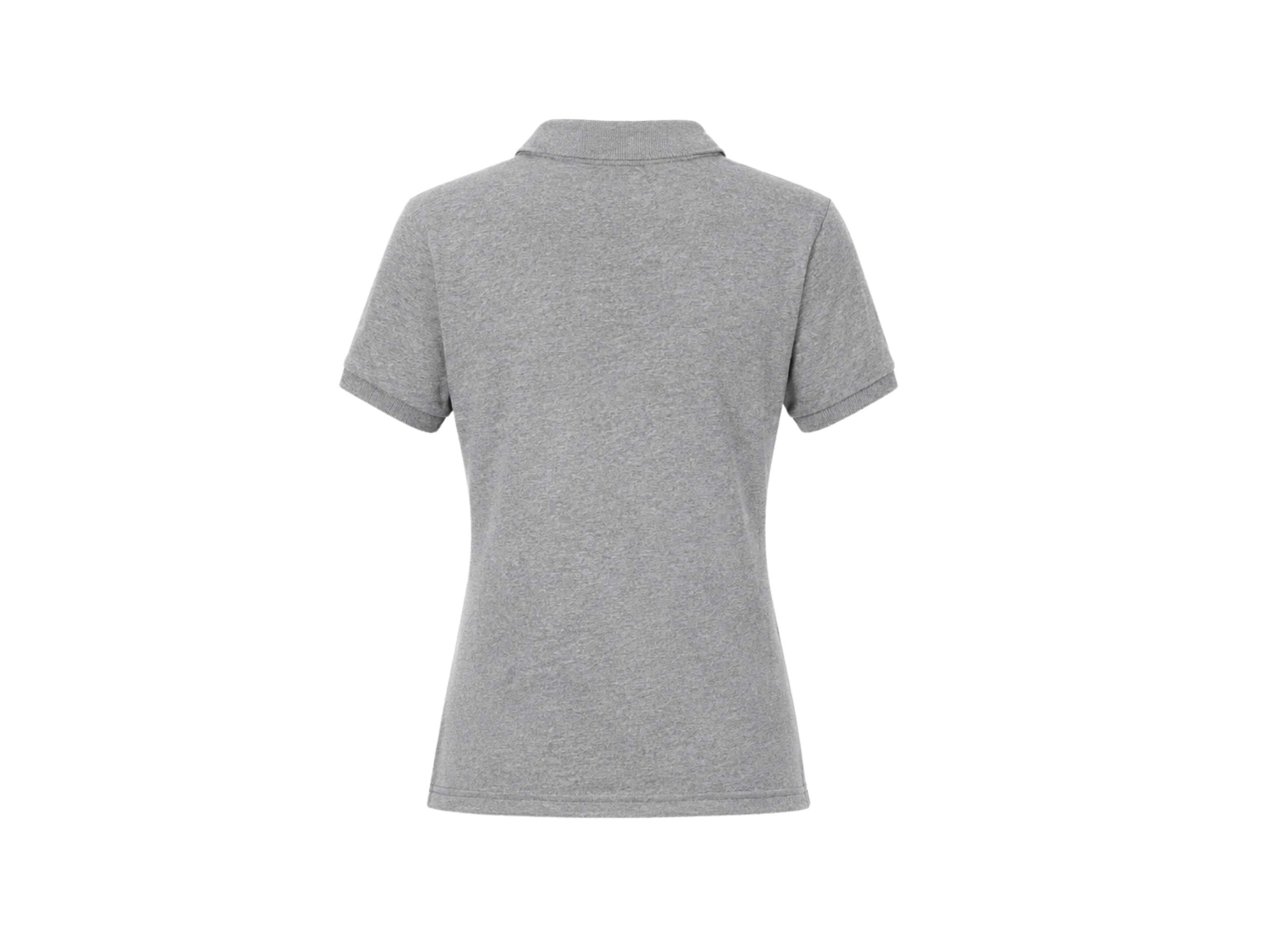 School Short Sleeve Fitted Stretch Piqué Polo Light Grey | B2B Low MOQ Wholesale