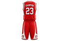 Red Basketball Uniform – Wholesale Bulk Team Kit, Low MOQ, B2B Performance Apparel