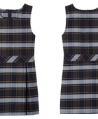 School Plaid Box Pleat Jumper Black Grey White | B2B Low MOQ Wholesale