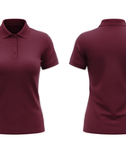 Custom Burgundy School Polo Shirt Low MOQ School Uniform Manufacturer