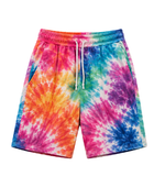 Tie Dye Drawstring Shorts Multicolour All Over Design | B2B Low MOQ